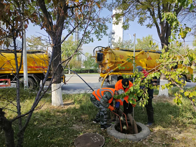 柘塘厂区管道清洗